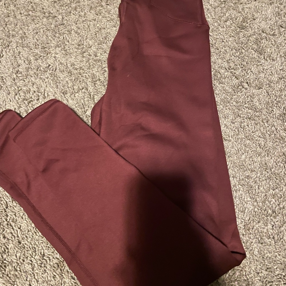 Burgundy Leggings